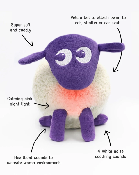 Ewan The Dream Sheep Classic Purple Ewan The Dream Sheep Yallatoys