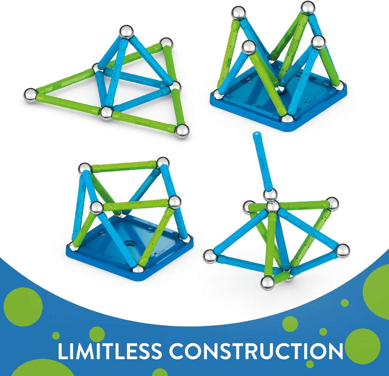 Eco-Friendly Magnetic Rods Spheres