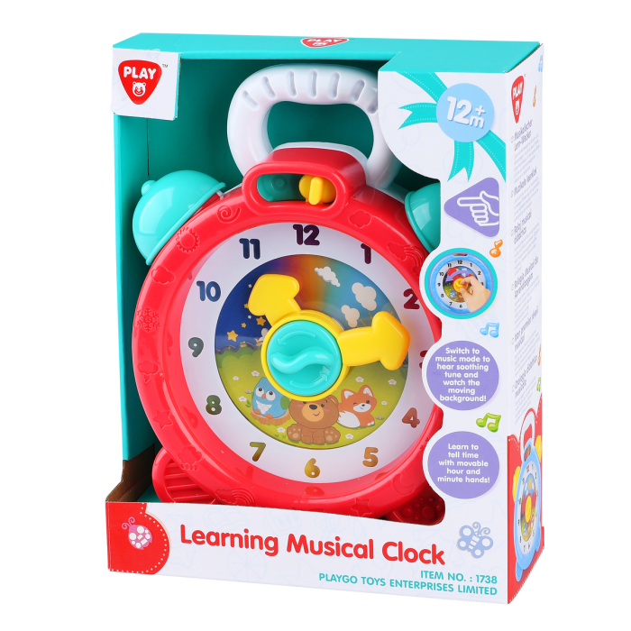 Educational Musical Clock Toy Layout