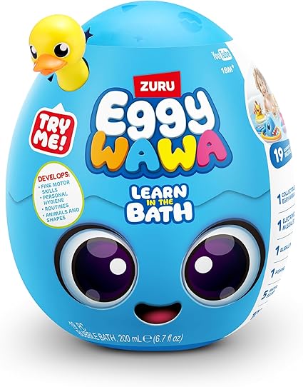 Buy Eggy Wawa BathTime Learn Surprise Egg Medium 28cm (Sold Separately Subject To Availability) | Yallatoys.com