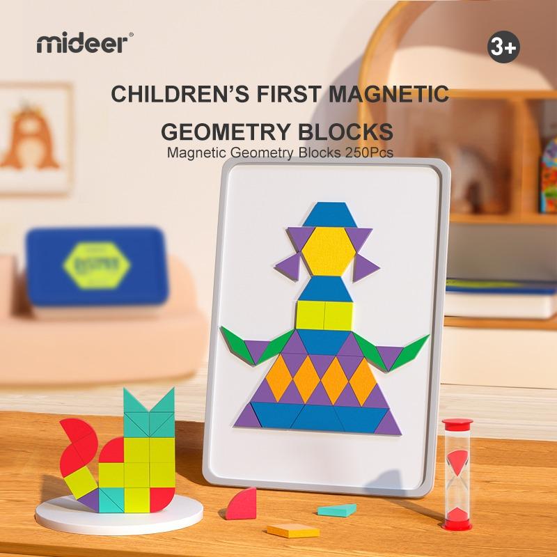 Educational Wooden Magnetic Geometry Toy
