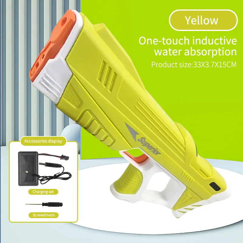 Electric Squirt Gun with Self-Refill