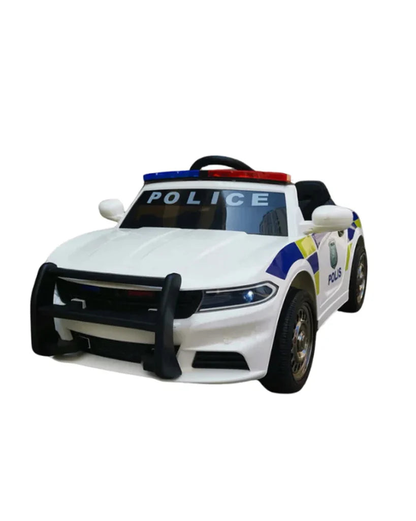 Electric police ride on toy vehicle