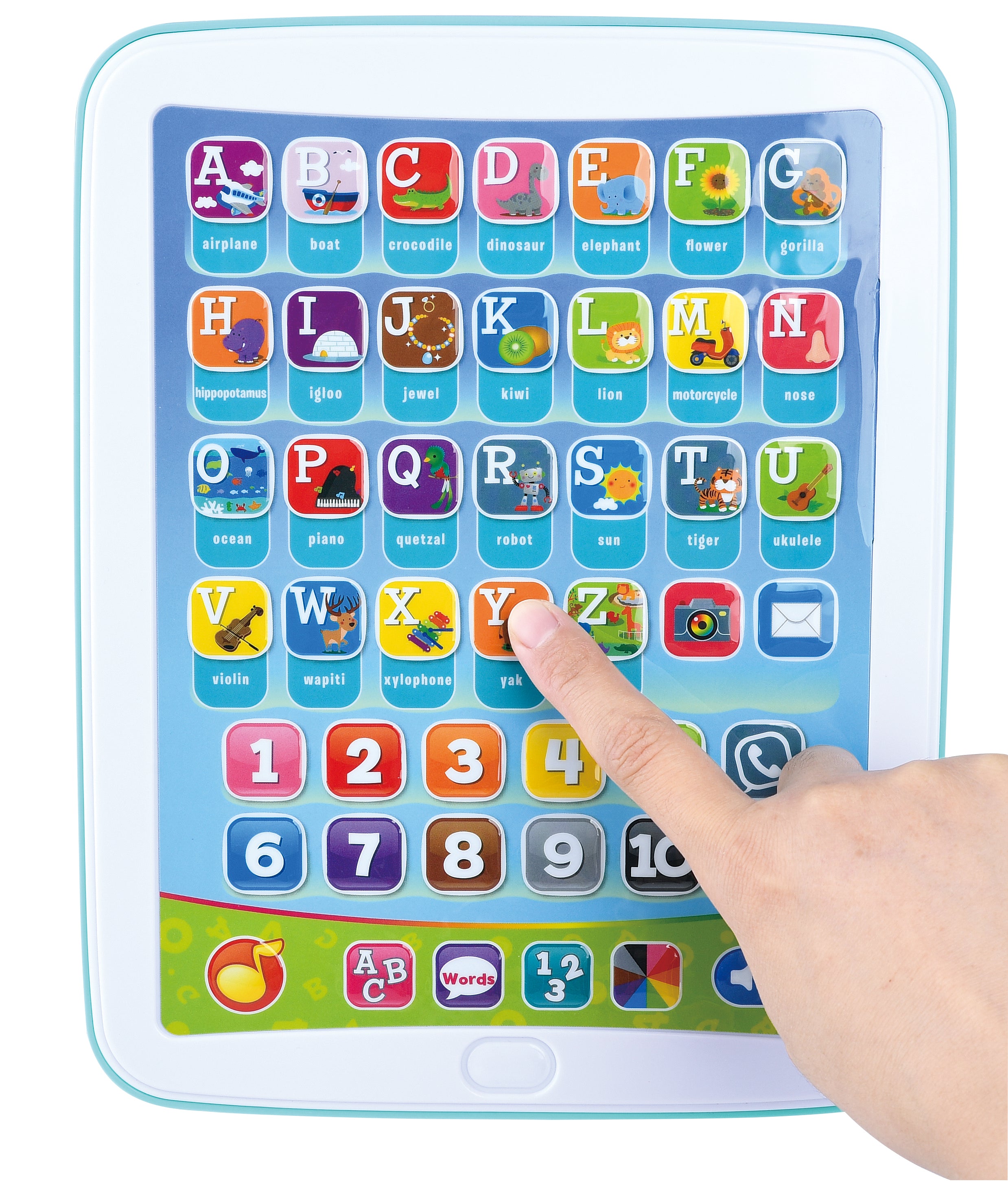 Electronic Learning Interface and Button Layout