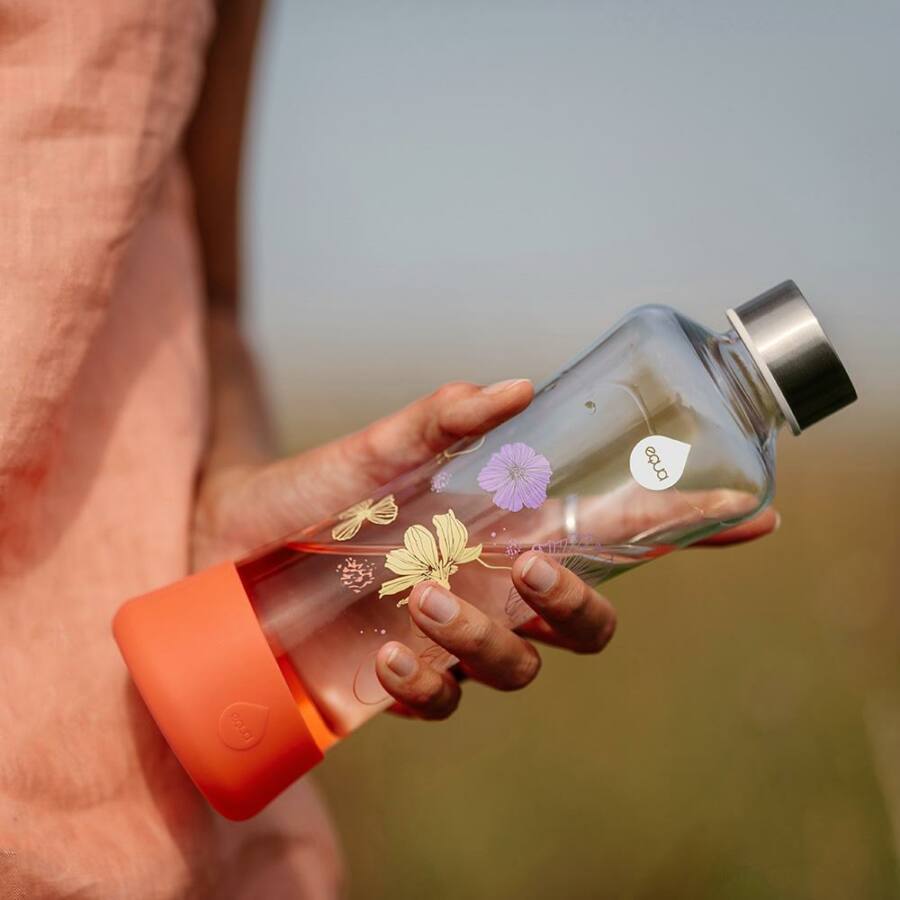 Equa Poppy Print Eco-friendly Water Bottle