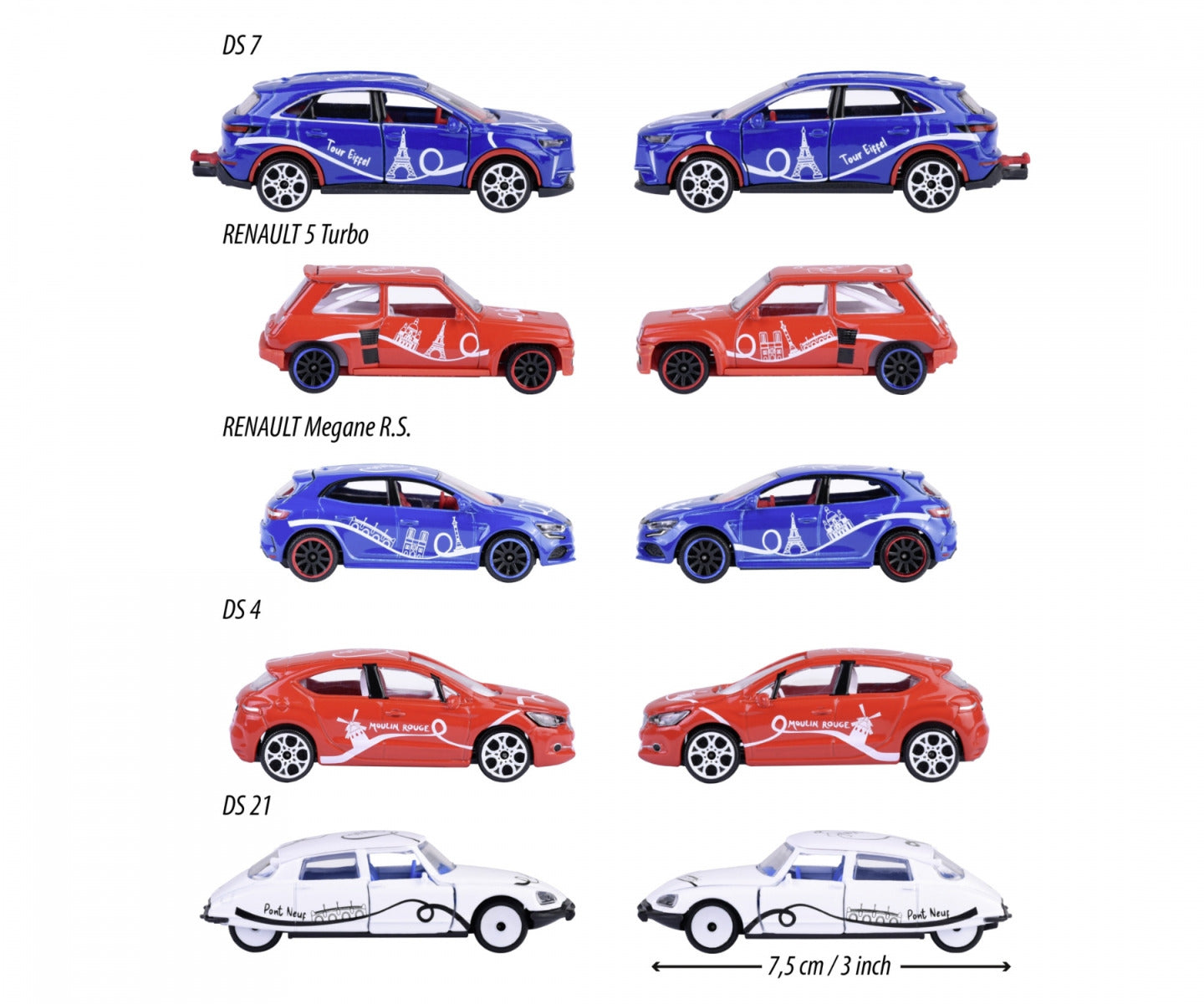 Exclusive 5-car set