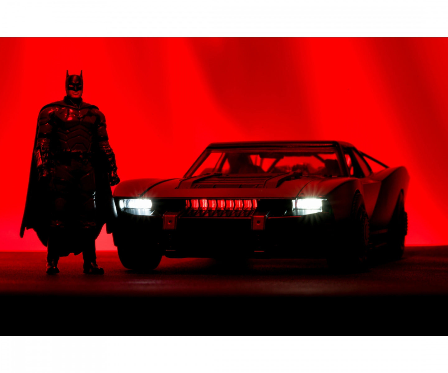Exposed engine Batmobile