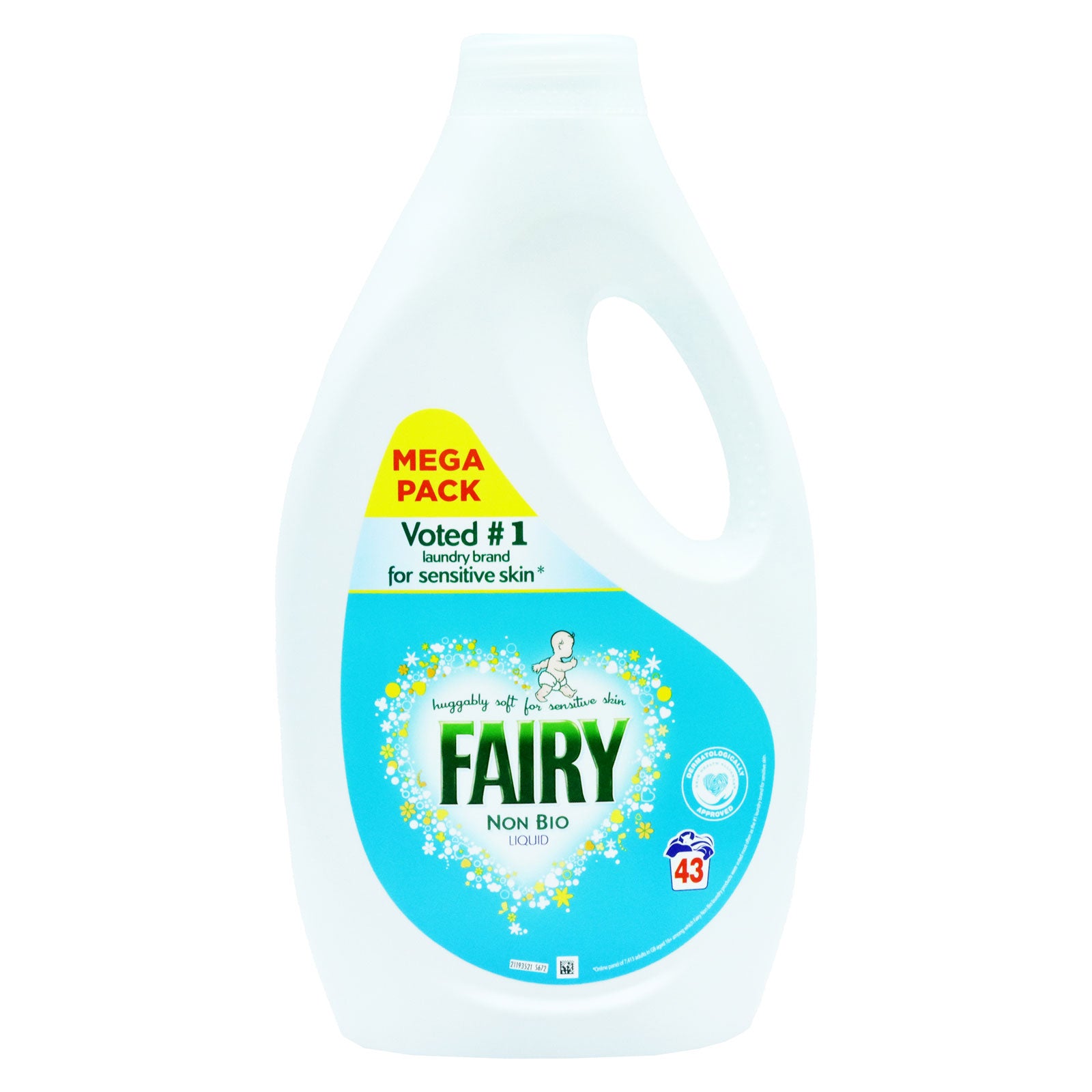 Fairy Non Bio Laundry Liquid 1333 ML Fairy Yallatoys