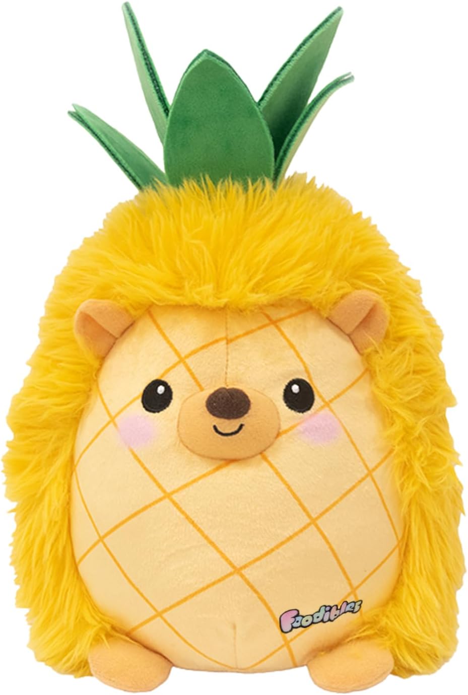 Foodibles Pineapple Hedgehog Large Scented Soft Cuddly Plush Toy Foodibles Yallatoys