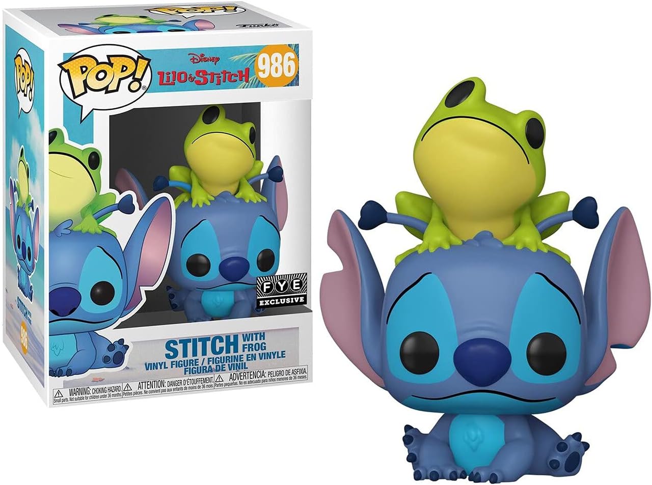 Funko Pop Disney Exclusive Lilo & Stitch-Stitch with Frog