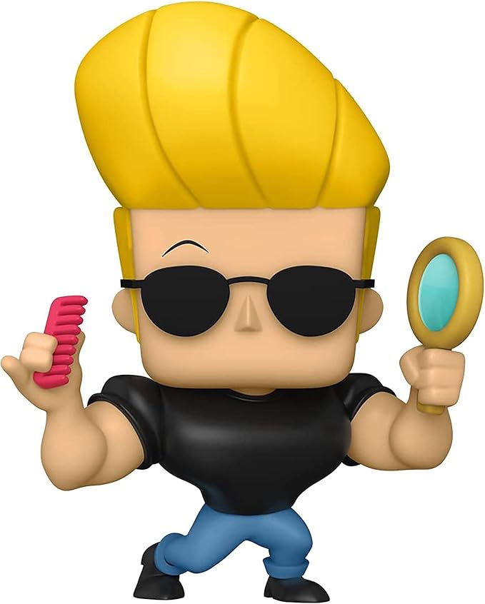 Funko Pop Animation-Johnny Bravo With Mirror and Comb