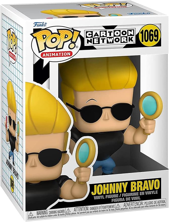 Funko Pop Animation-Johnny Bravo With Mirror and Comb