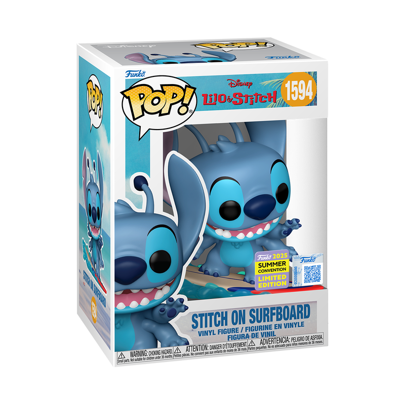 Funko Pop Disney Convention Exclusive Lilo & Stitch-Stich on Surf Board