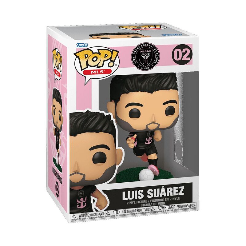Funko Pop Football Inter Miami-Luis Suarez Away