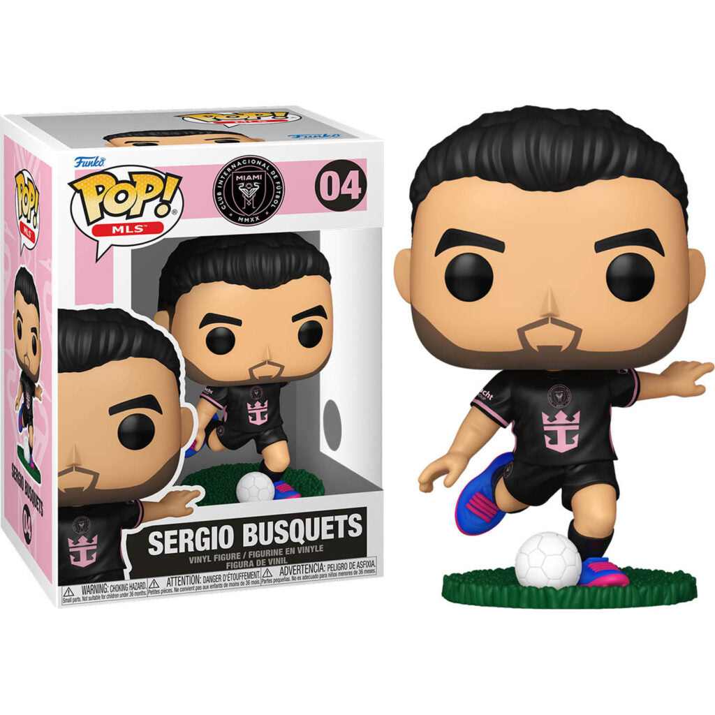 Funko Pop Football Inter Miami-Jersey Sergio Busquets Away