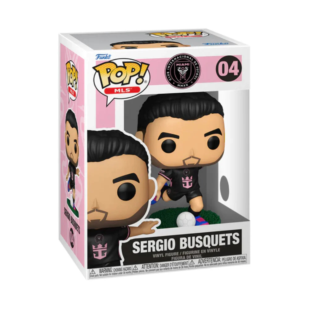Funko Pop Football Inter Miami-Jersey Sergio Busquets Away