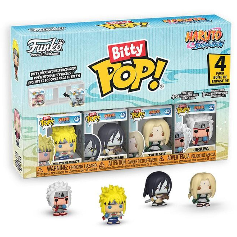Funko Bitty Pop Animation-Naruto Shippuden Team 2 Pack of 4