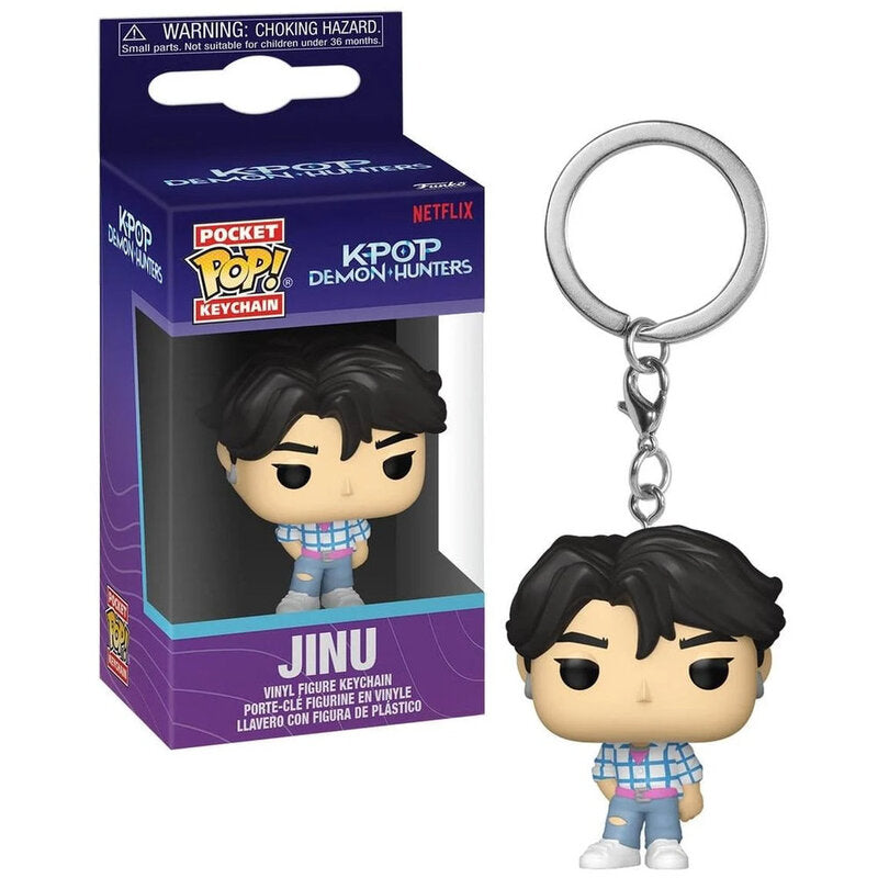 Funko Pocket Pop Animation Kpop Demon Hunter-Jinu Keychain