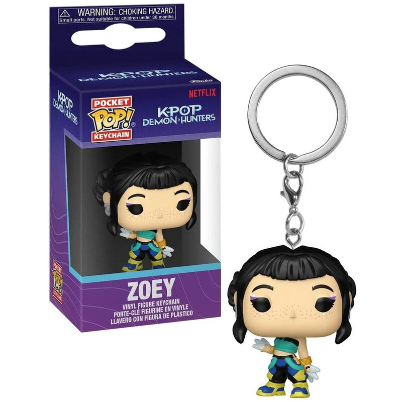 Funko Pocket Pop Animation Kpop Demon Hunter-Zoey Keychain