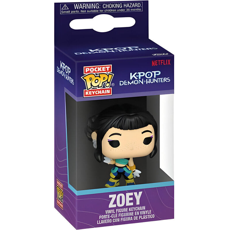 Funko Pocket Pop Animation Kpop Demon Hunter-Zoey Keychain Box