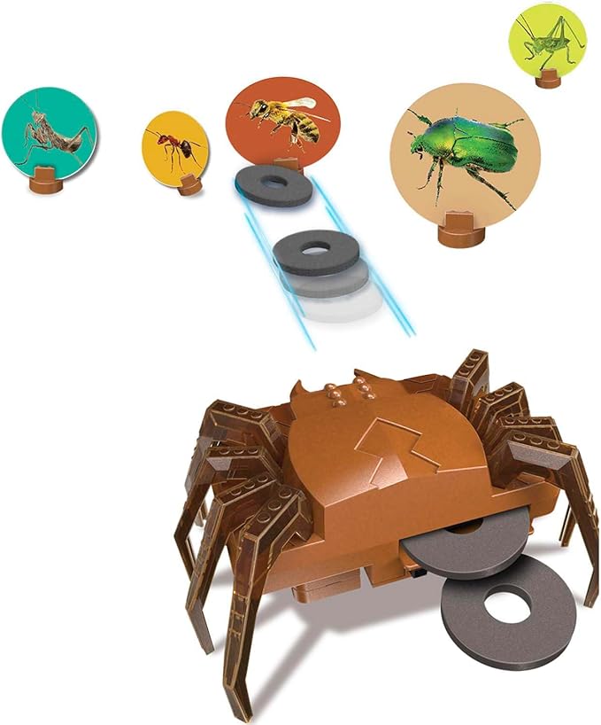 4M KidzRobotix Disc Launcher SpiderBot 4M Yallatoys