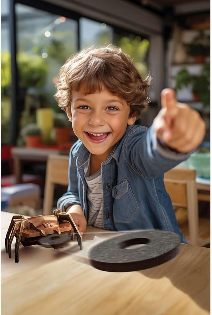 4M KidzRobotix Disc Launcher SpiderBot 4M Yallatoys
