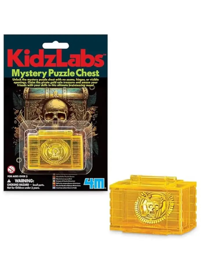 4M Kidzlabs Science Card Mystery Puzzle Chest 4M Yallatoys