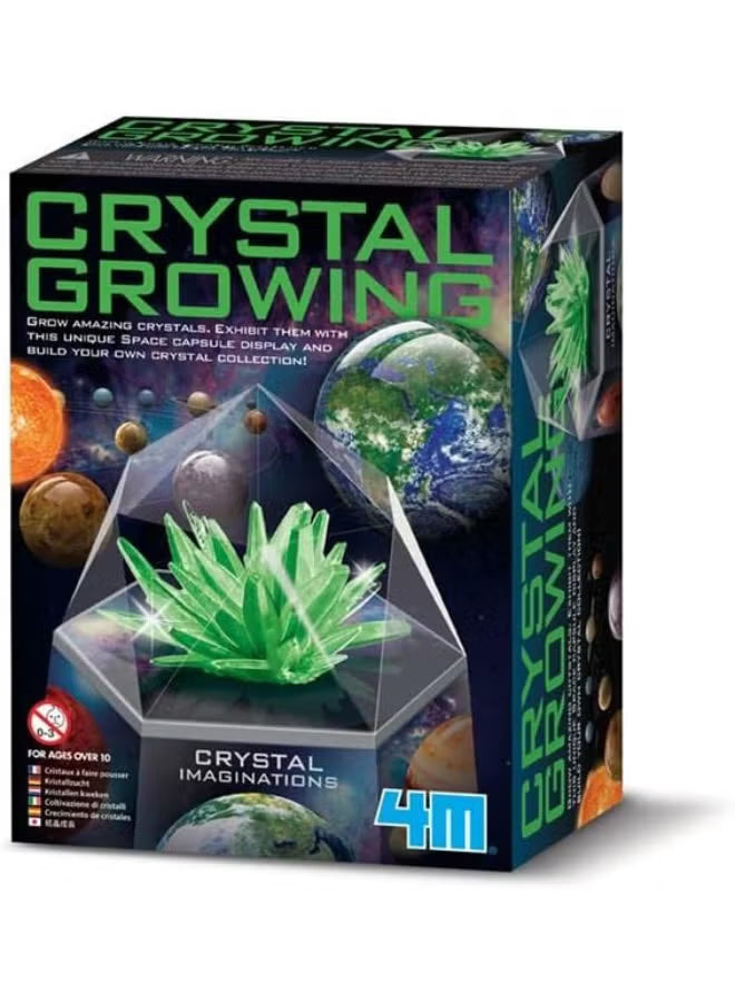 4M Crystal Growing Imaginations Green
