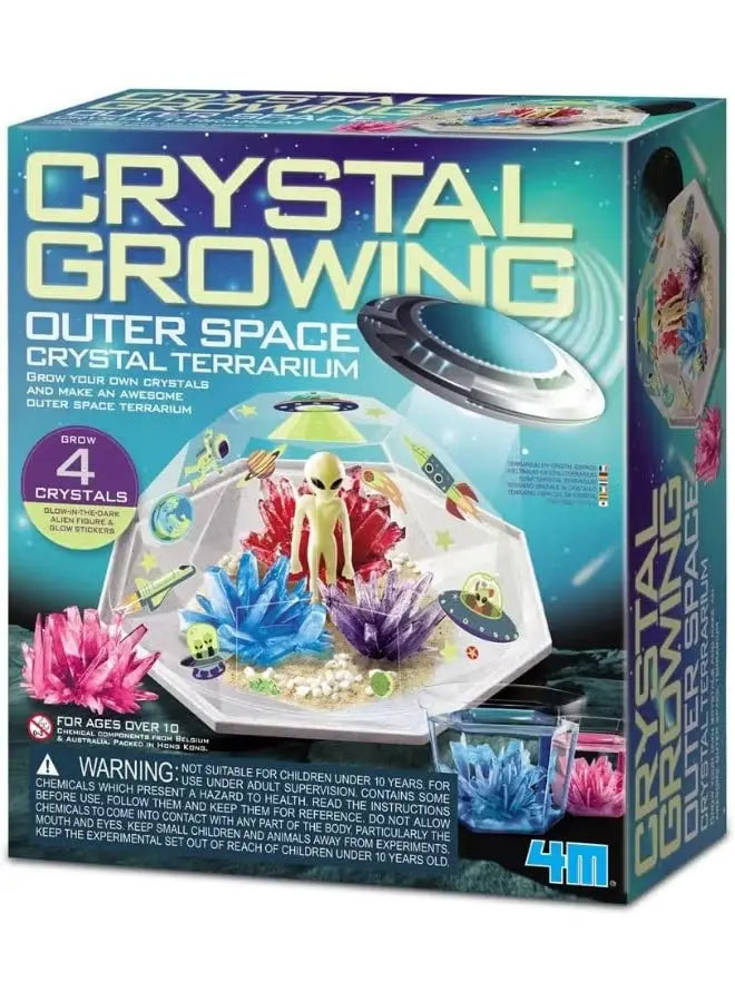 4M Crystal Growing Outer Space Terrarium Kit 4M Yallatoys