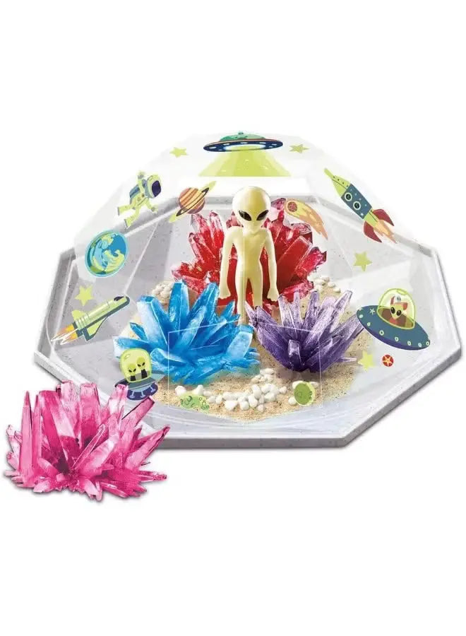 4M Crystal Growing Outer Space Terrarium Kit 4M Yallatoys