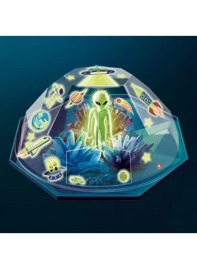 4M Crystal Growing Outer Space Terrarium Kit 4M Yallatoys