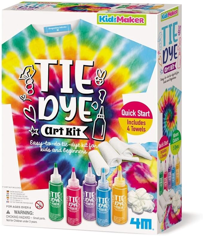 4M KidzMaker Tie Dye Art Kit 4M Yallatoys