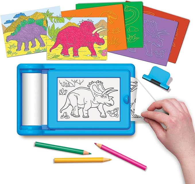 4M KidzMaker Dinosaur Rub Art Studio 4M Yallatoys