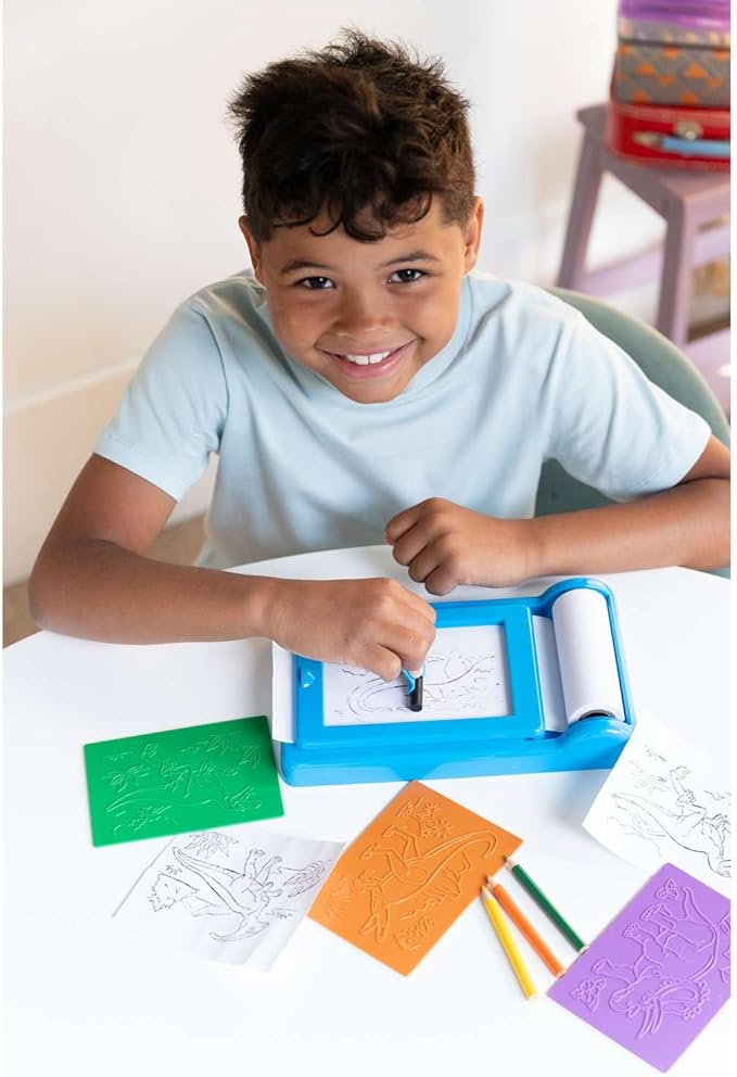 4M KidzMaker Dinosaur Rub Art Studio 4M Yallatoys