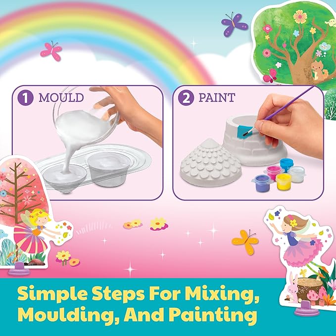 4M Mould and Paint Fairy Wishing Well Kit 4M Yallatoys