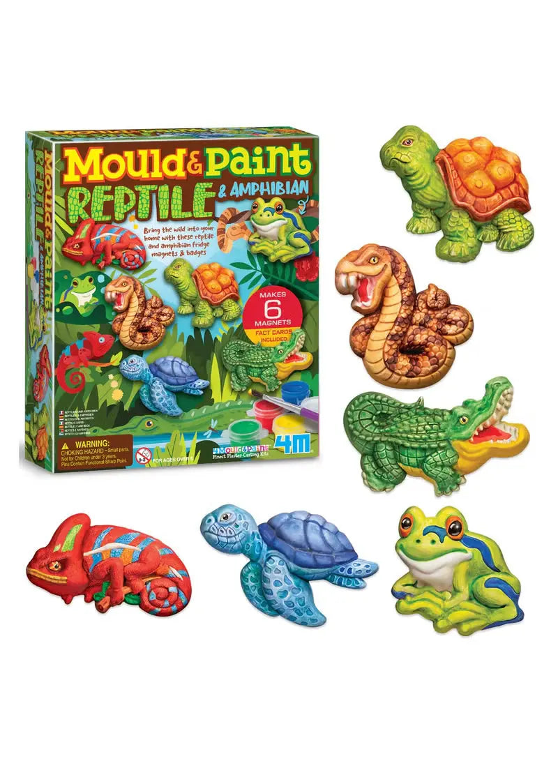 4M Mould and Paint Reptile & Amphibian Kit 4M Yallatoys