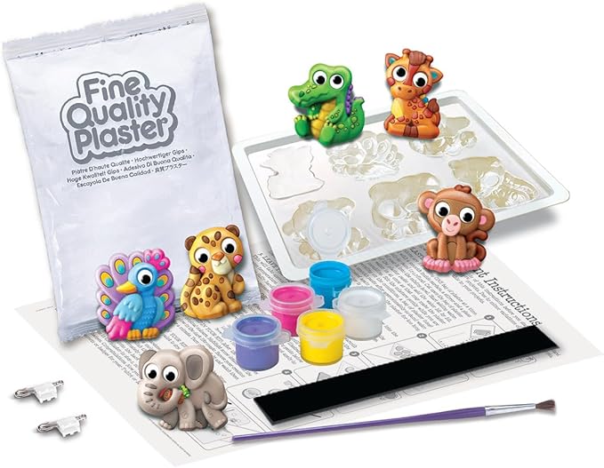 4M Mould and Paint DIY set Googly Eyes Animals 4M Yallatoys