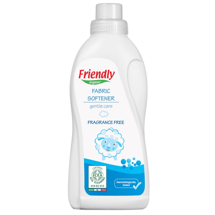 Friendly Organic Fragrance Free Baby Fabric Softener White 750ml Friendly Organic Yallatoys