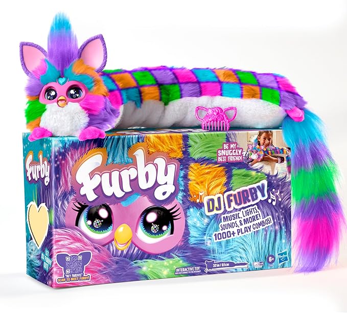 Furby DJ Interactive Toy Neon Star