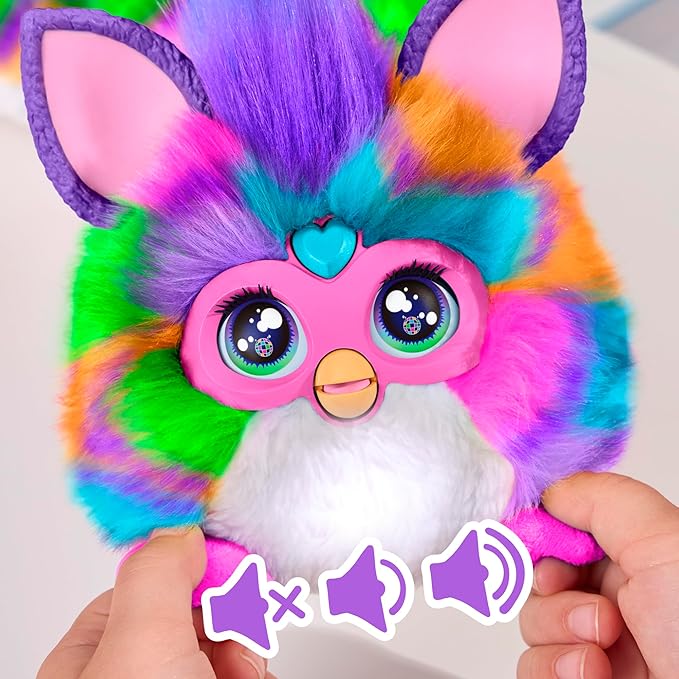 Furby DJ Interactive Toy Neon Star