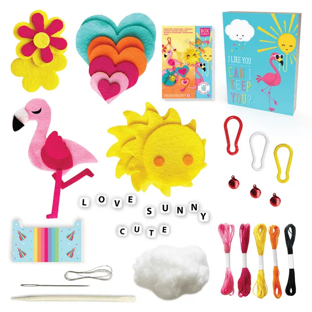 Felt Art Backpack Charm Set