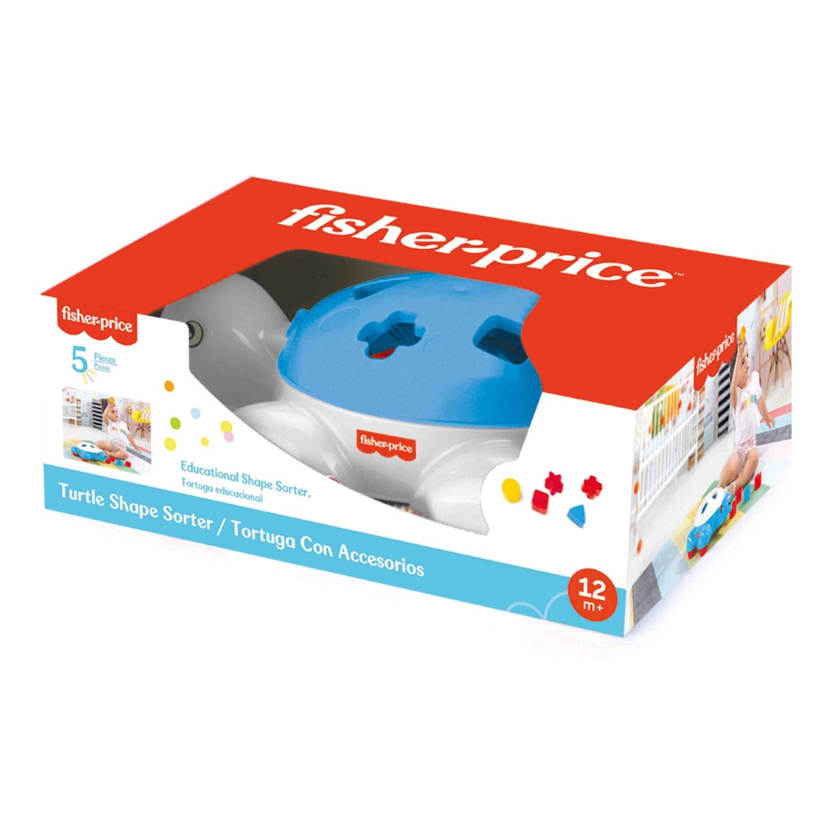 Fisher Price Turtle Shape Sorter Packaging View