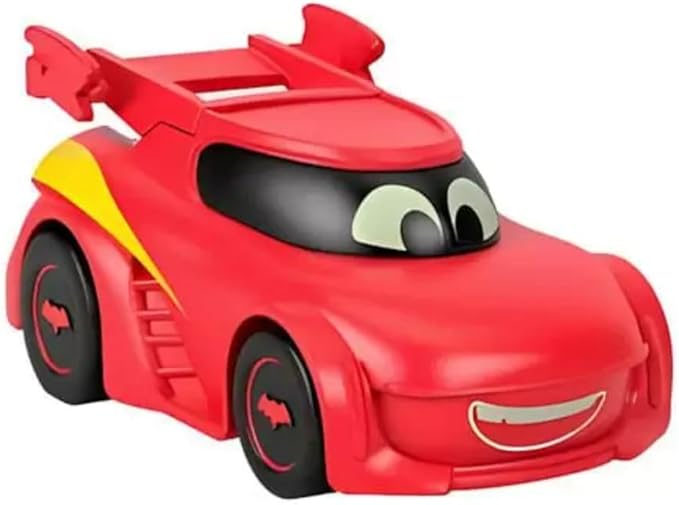 Fisher Price metal Batwheels model red