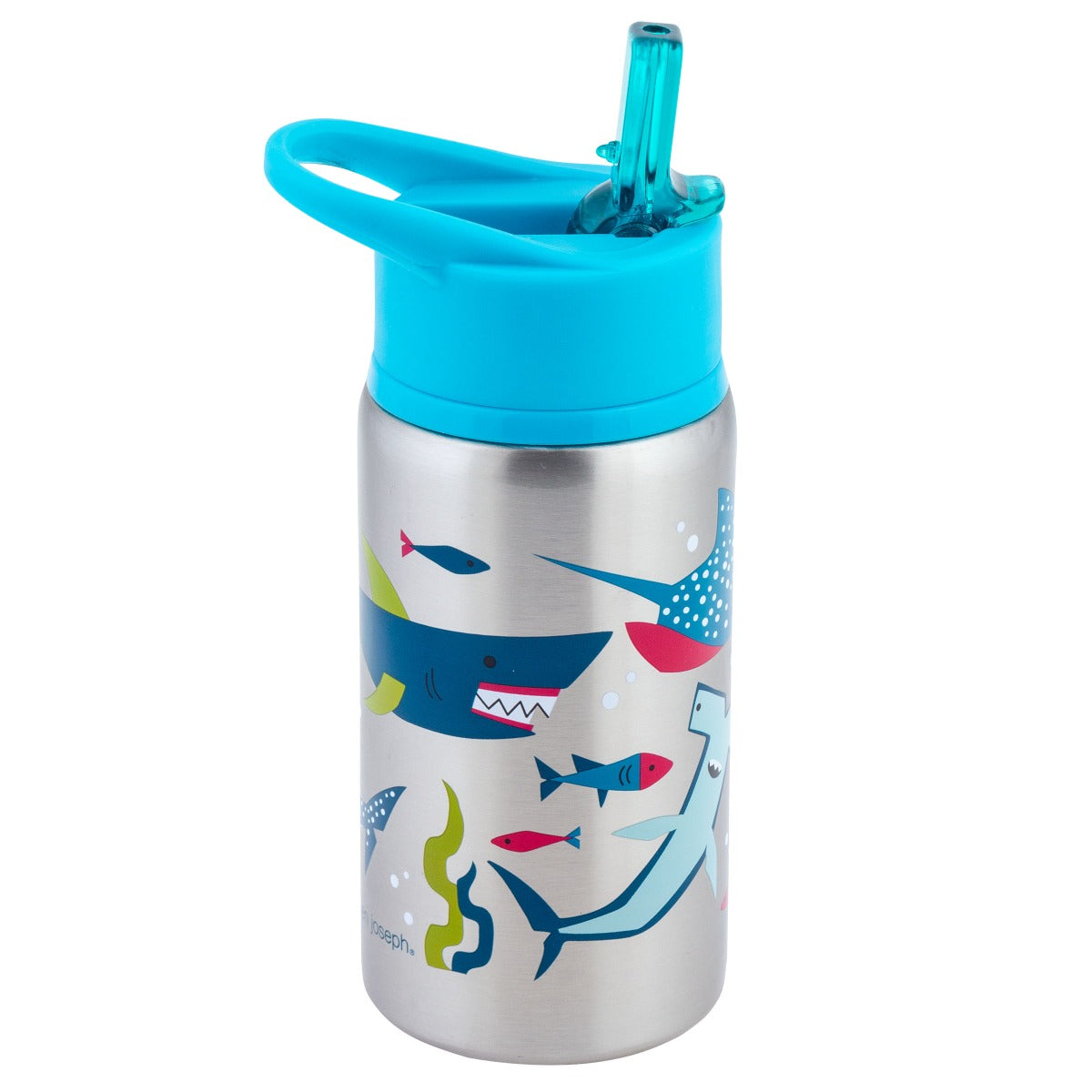 Flip Top Shark Water Bottle for Kids