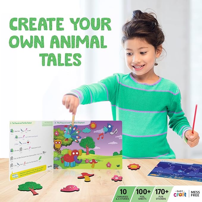 Foil Magic Animals Craft Set