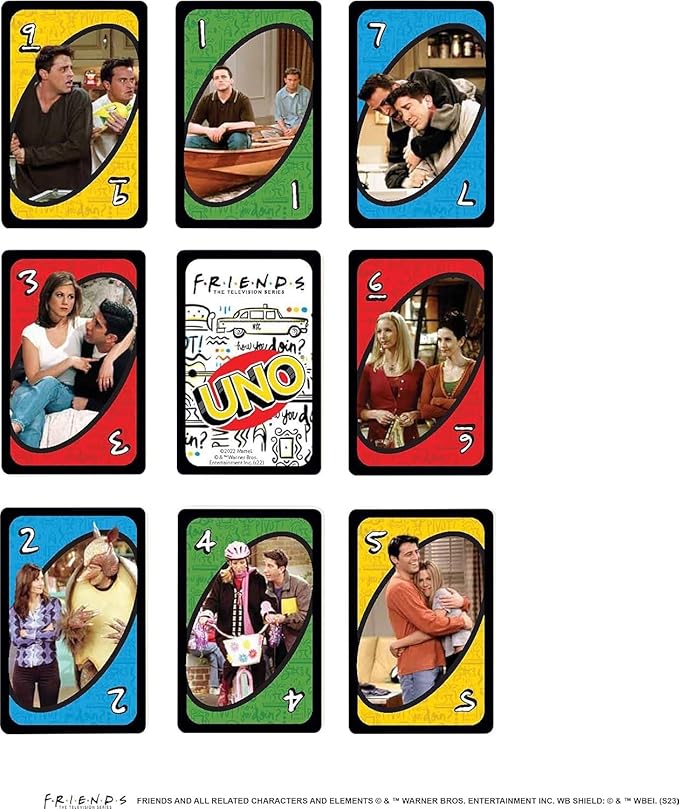 Friends Sitcom Themed Uno Game
