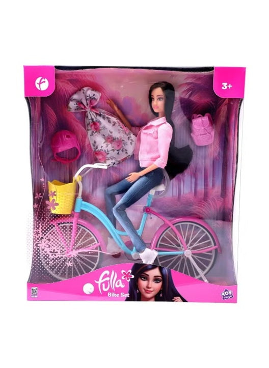 Fulla 30cm Doll with Bike Playset