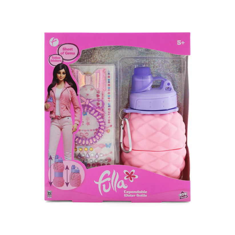 Fulla Pink Expandable Silicone Bottle