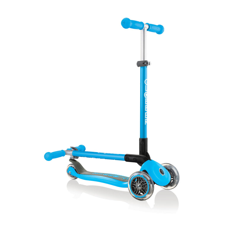 Globber Primo Foldable Scooter - Sky Blue