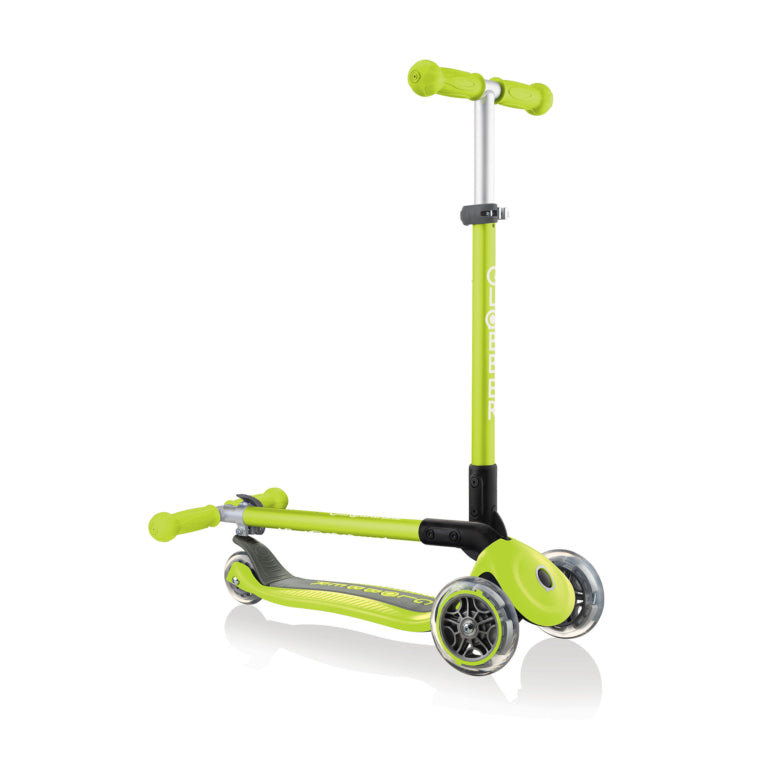 Globber Primo Foldable Scooter - Lime Green
